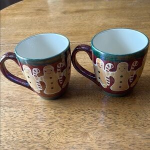 Festive Gingerbread Mug Set